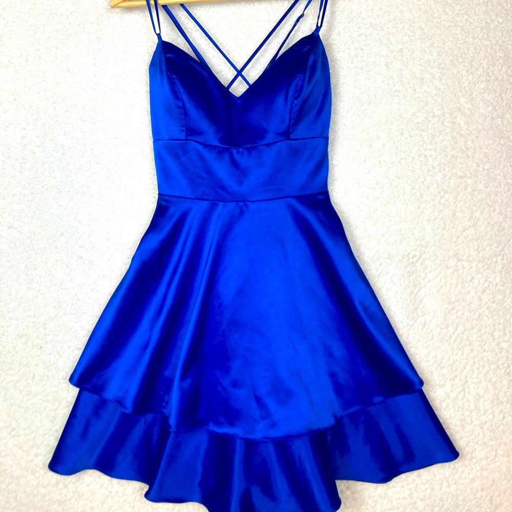 Homecoming Blue, Fit & Flare, Party dress Sz 7/8